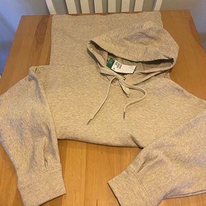 H&M Hoodie Dress/Oatmeal color/ size small